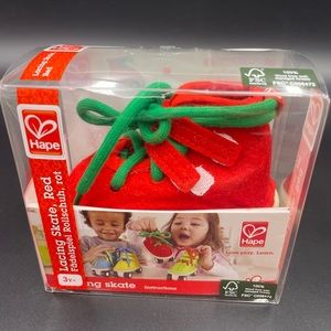 Hape lacing skate red new in box